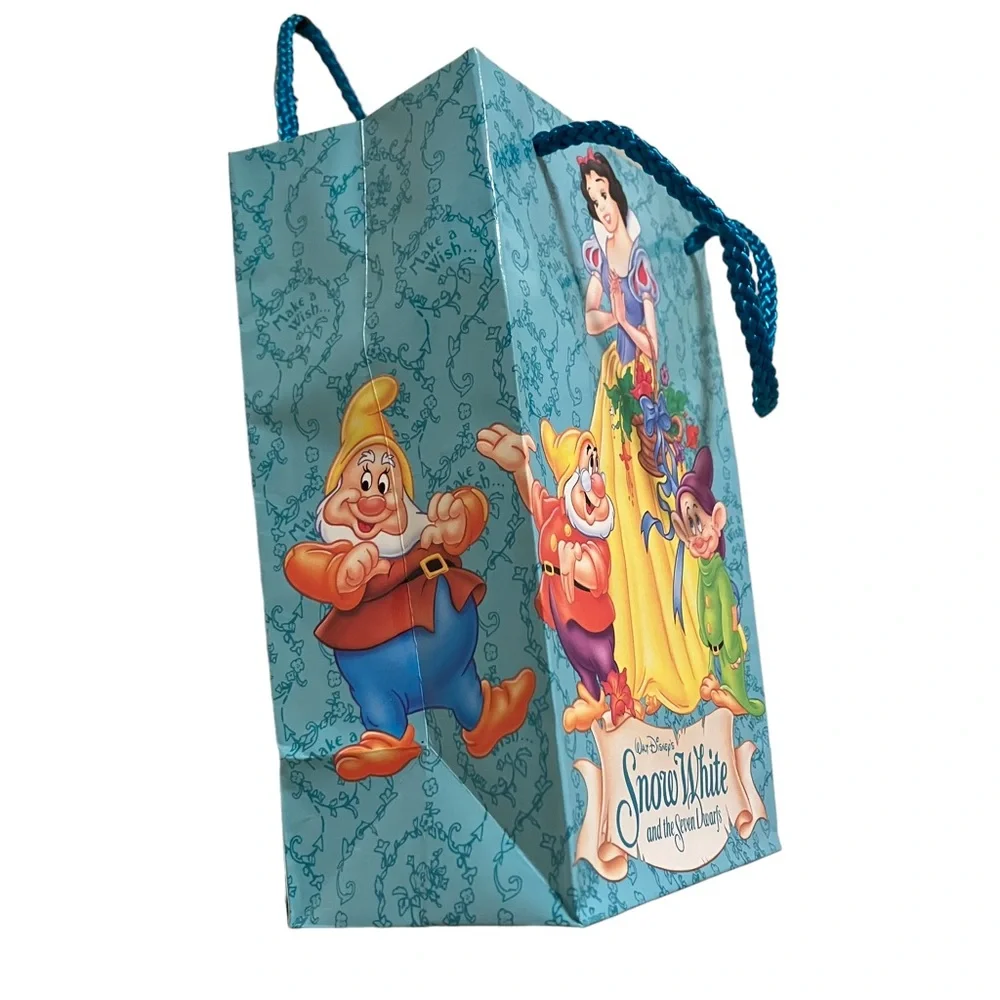 Vintage Disney Snow White & The Seven Dwarfs Gibson Greetings Gift Bag